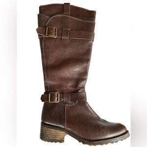 Buttery Leather Knee-High Riding  Boots Made in Italy Size 7.5